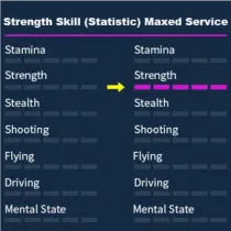 GTA 5 Strength Skill (Statistic) Maxed Service