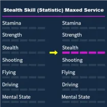 GTA 5 Stealth Skill (Statistic) Maxed Service